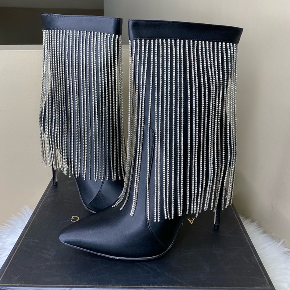 Azalea Wang Hanging Down Low Stiletto Heel Bootie - Picture 9 of 14